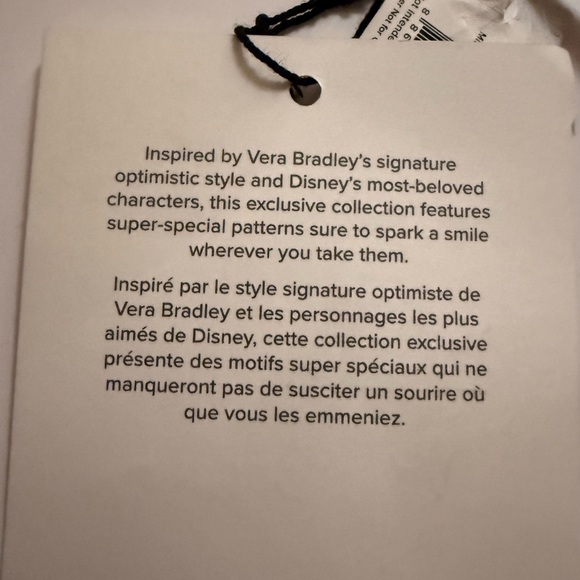 Disney Vera Bradley Zip Coin Purse & Keychain - Picture 5 of 8